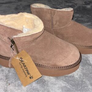 Bearpaw Plush Lined Ankle Boots | Women’s 8 | NWT